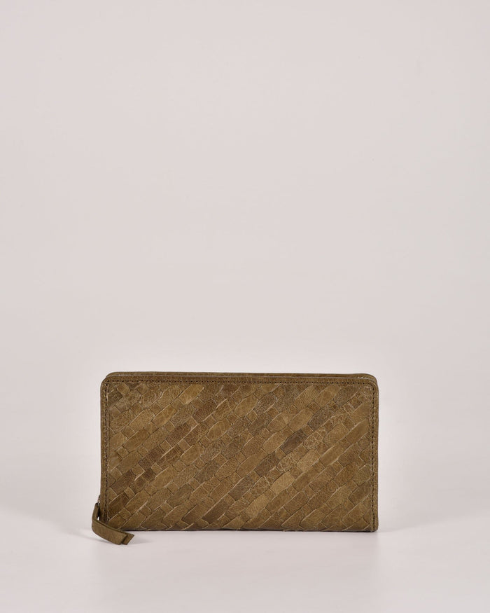 Deakin Leather Woven Wallet