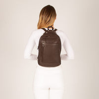 Emma Large Leather Backpack