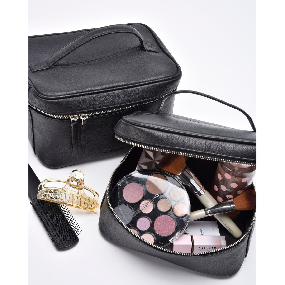 Empire Leather Beauty Case 2 Piece Set