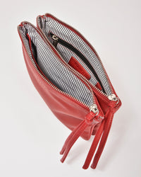 Fulton Soft Leather Double Pouch Crossbody