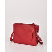 Fulton Soft Leather Double Pouch Crossbody
