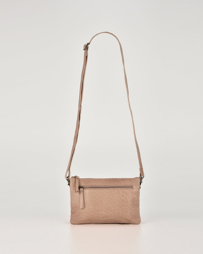 Hervey Leather Double Pouch Crossbody