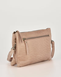 Hervey Leather Double Pouch Crossbody