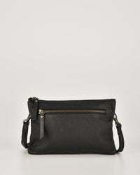 Hervey Leather Double Pouch Crossbody