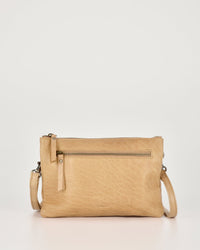 Hervey Leather Double Pouch Crossbody