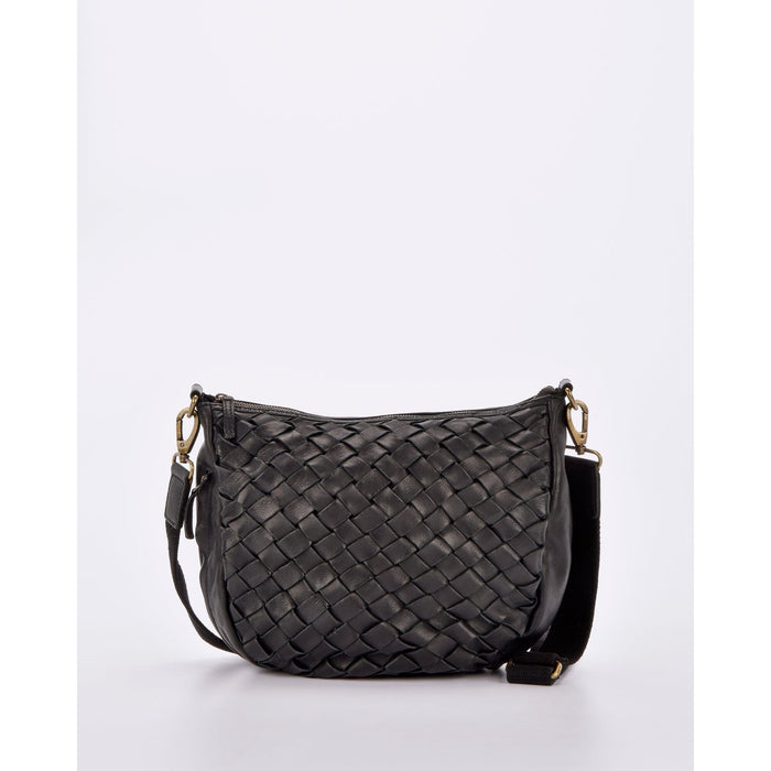 Highgate Plaited Woven Leather Slouch