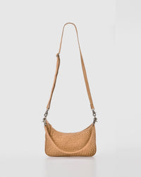 Hughes Woven Leather Shoulder Bag