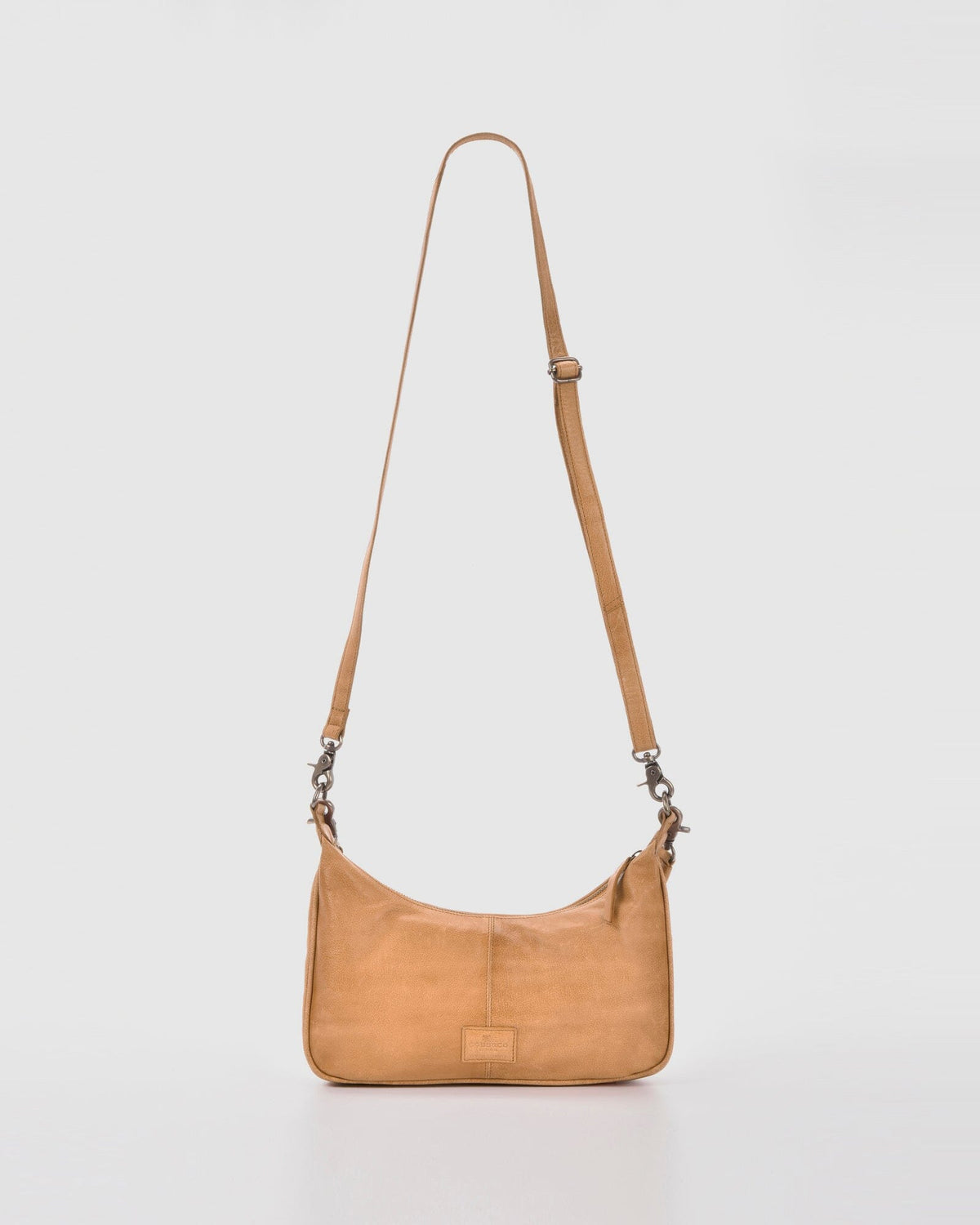 Hughes Woven Leather Shoulder Bag