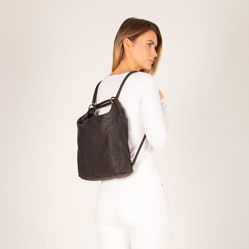 convertible leather backpack australia CitySmart Duo & Shoulder Bag - Greenwood Leather Convertible Backpack Checkered Backpack Leather