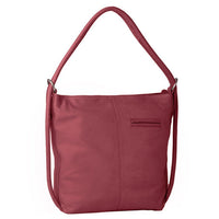 Indiana Leather Convertible Handbag Backpack - Large