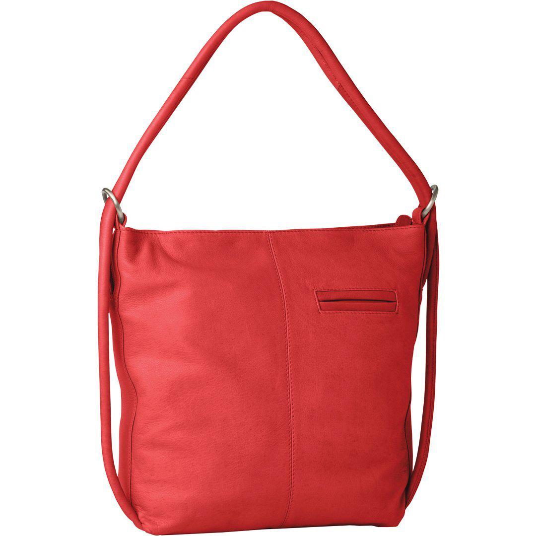 Indiana Leather Convertible Handbag Backpack - Large