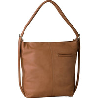 Indiana Leather Convertible Handbag Backpack - Large