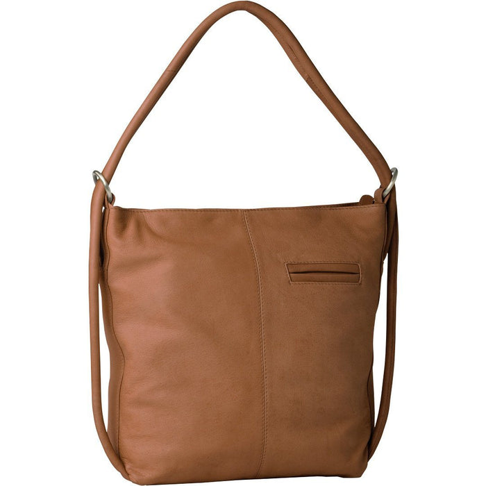 Indiana Leather Convertible Handbag Backpack - Large
