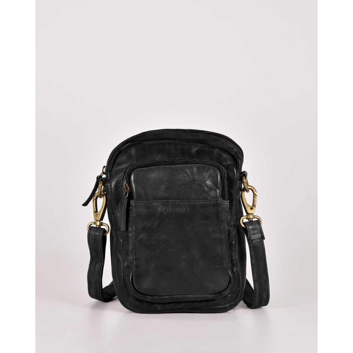 Jolimont Washed Leather Crossbody Bag