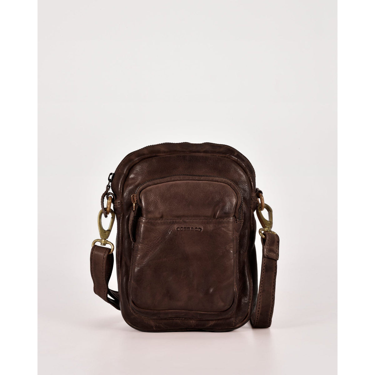 Jolimont Washed Leather Crossbody Bag