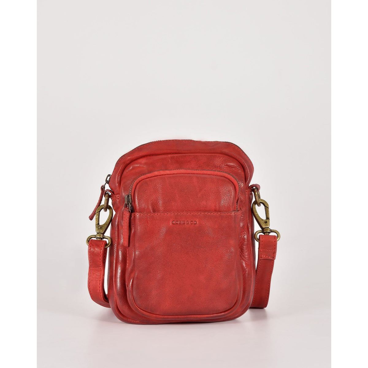 Jolimont Washed Leather Crossbody Bag