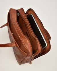 Kemp Leather Laptop Briefcase