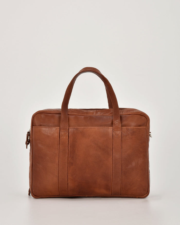 Kemp Leather Laptop Briefcase