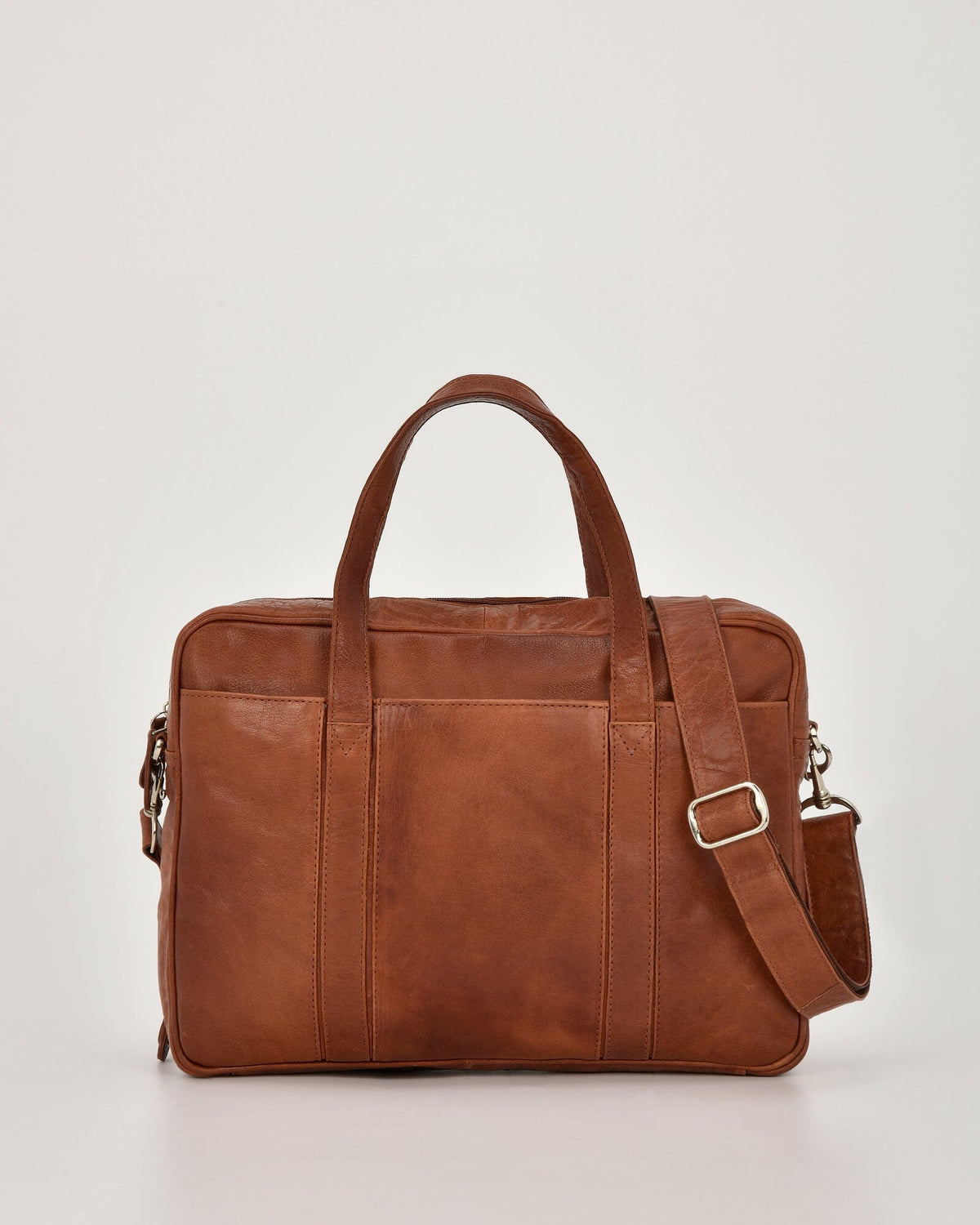 Kemp Leather Laptop Briefcase