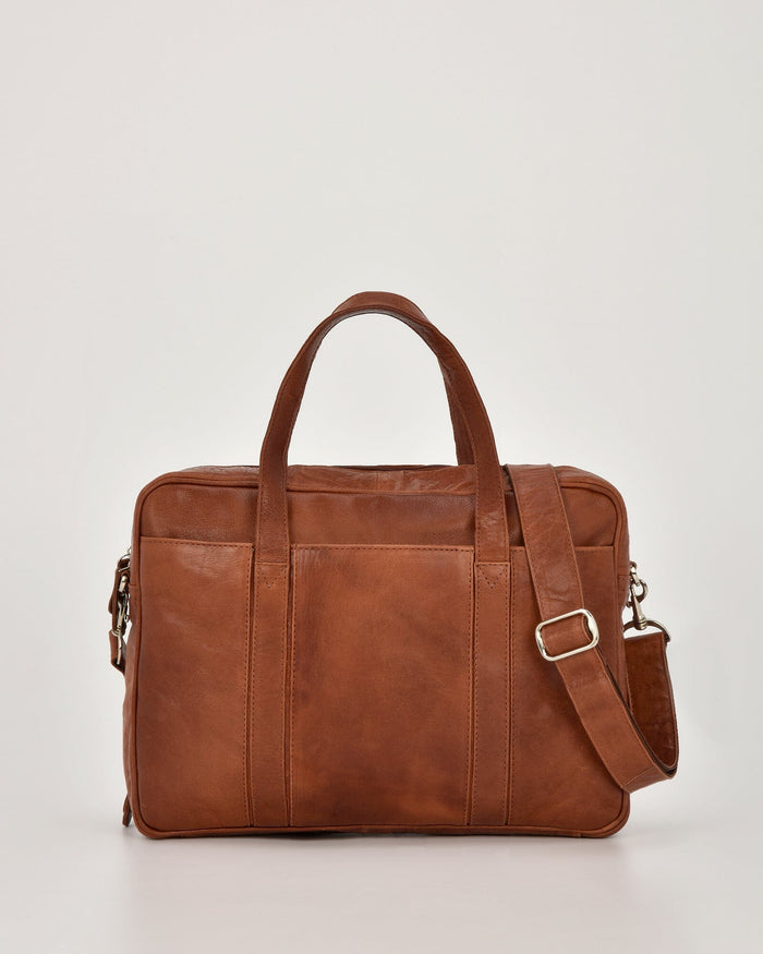 Kemp Leather Laptop Briefcase