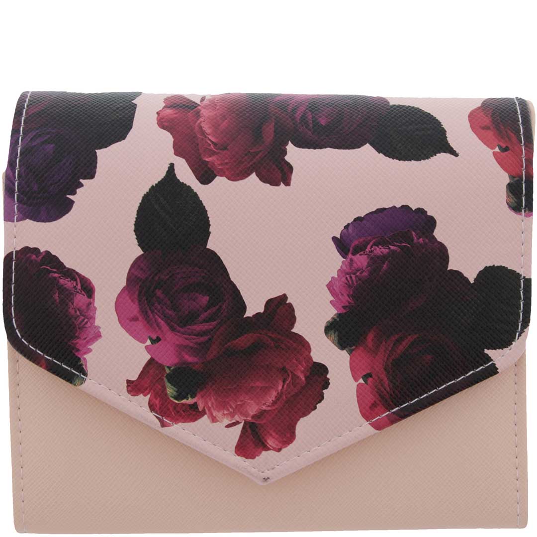 Leona Saffiano Rose Box Clutch