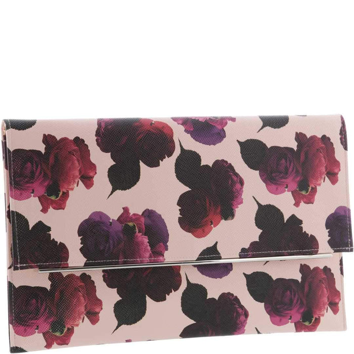 Marissa Saffiano Rose Clutch