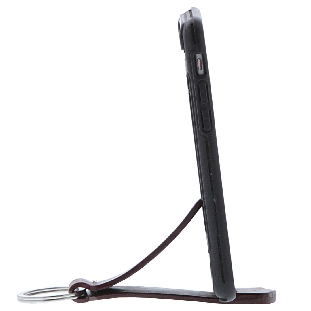 Moby Leather Keyring/ Mobile Stand