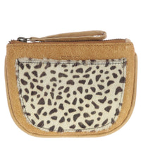 Safari Logan Leather half moon coin purse