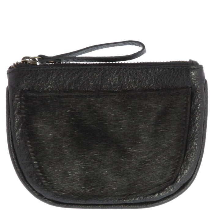 Safari Logan Leather half moon coin purse