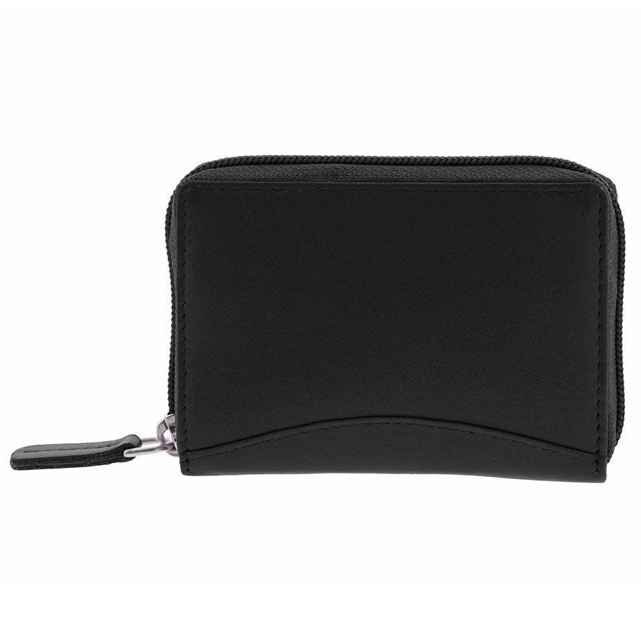 Stretch RFID Safe - Leather Expandable Card Wallet