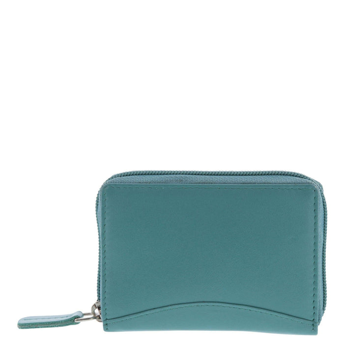 Stretch RFID Safe - Leather Expandable Card Wallet
