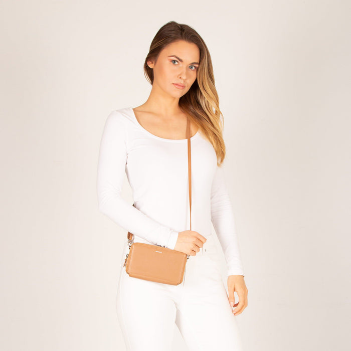 Trushna Leather Organiser Belt Bag