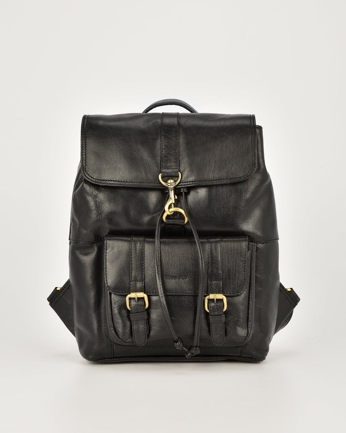 York Large Leather Backpack