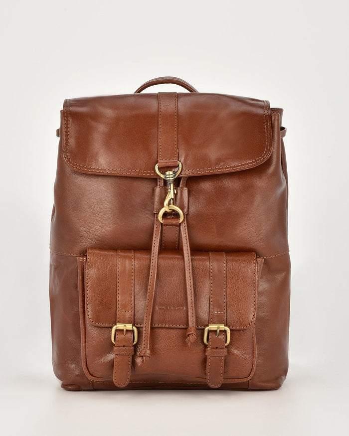 York Large Leather Backpack