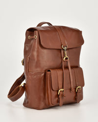 York Large Leather Backpack