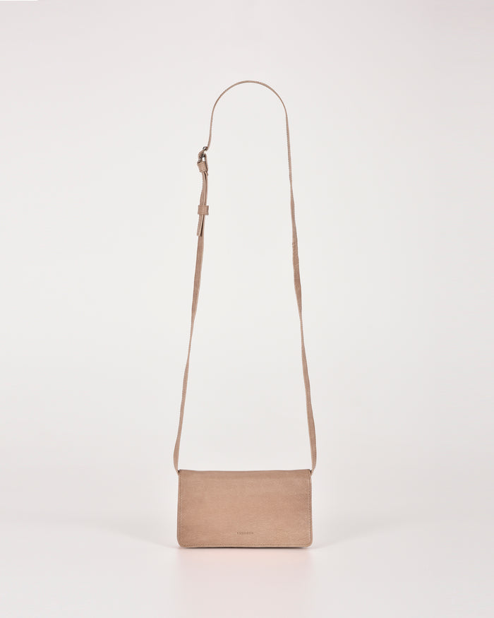 Stirling Leather Smart-Phone Wallet Crossbody - Blush