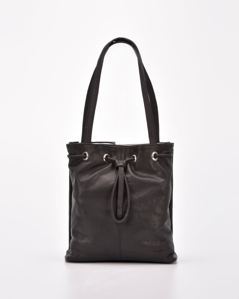 Findon Leather Bucket Bag