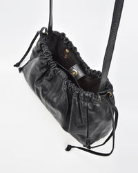 Halley Metallic Drawstring Crossbody