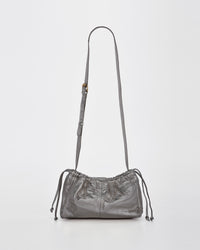 Halley Metallic Drawstring Crossbody