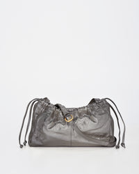 Halley Metallic Drawstring Crossbody