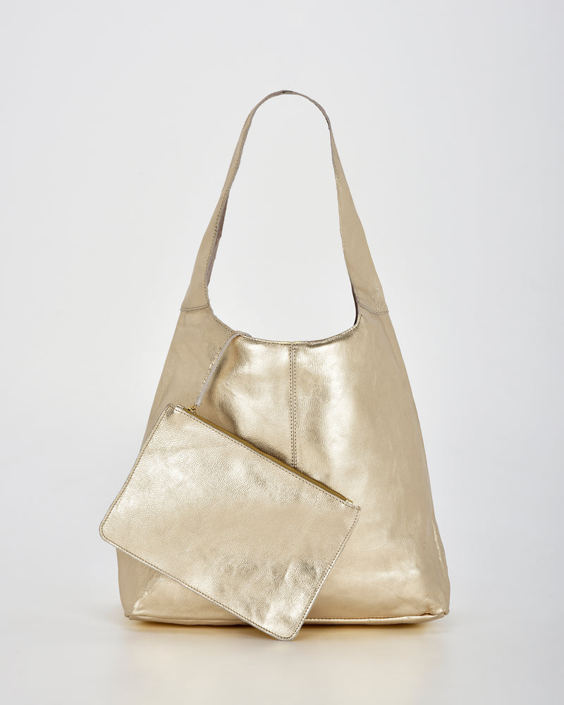 Lynx Metallic Hobo & Matching Coin Purse