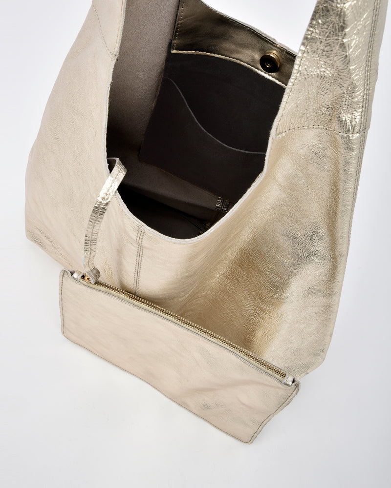 Lynx Metallic Hobo & Matching Coin Purse