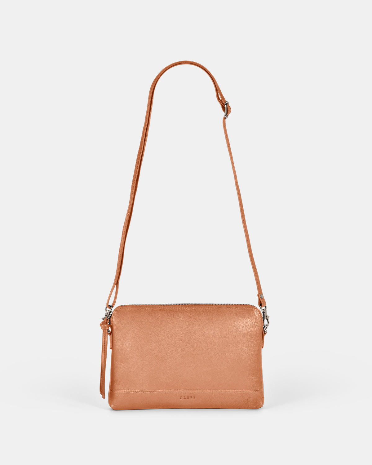 Holly Leather Crossbody Purse 2 in 1 - Camel