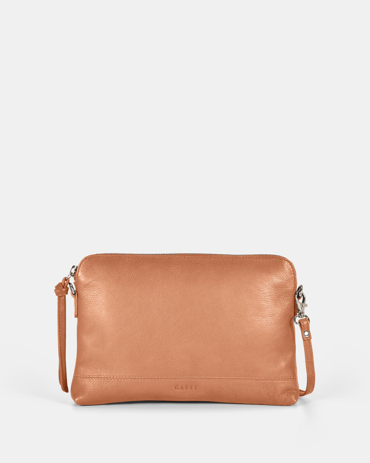 Holly Leather Crossbody Purse 2 in 1 - Camel
