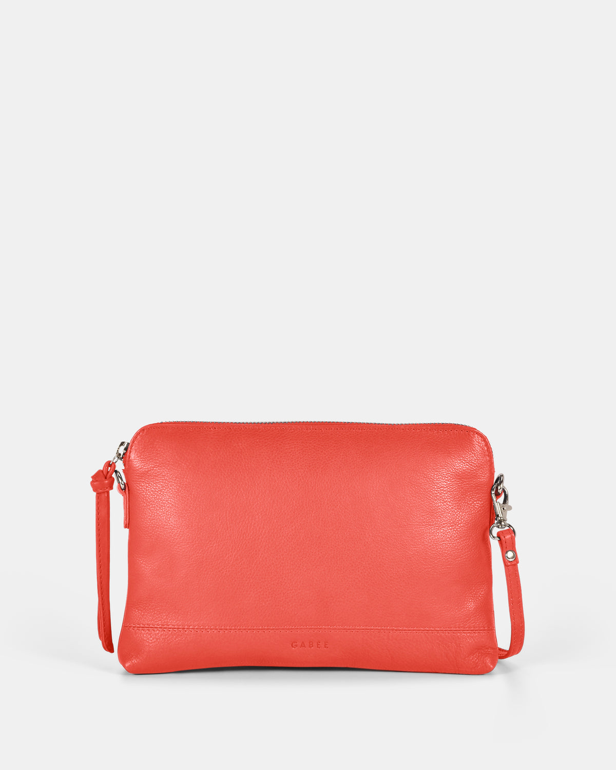 Holly Leather Crossbody Purse 2 in 1 - Coral