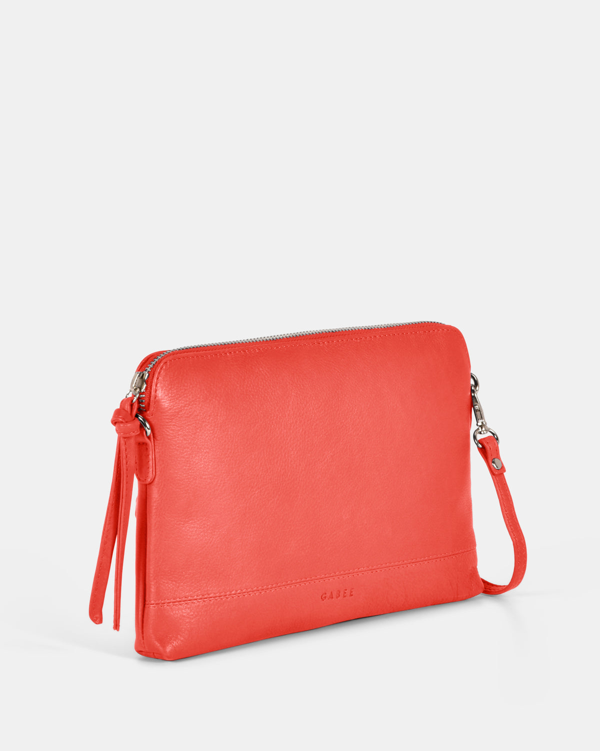 Holly Leather Crossbody Purse 2 in 1 - Coral