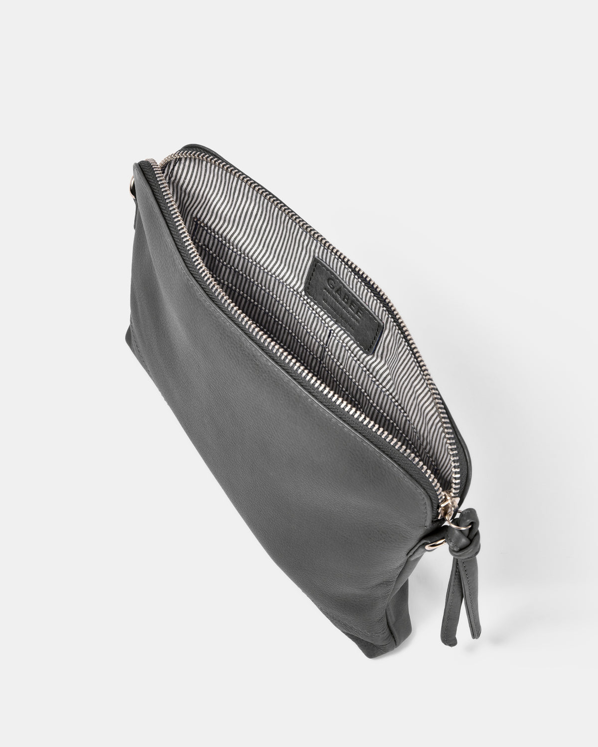 Holly Leather Crossbody Purse 2 in 1 - Grey
