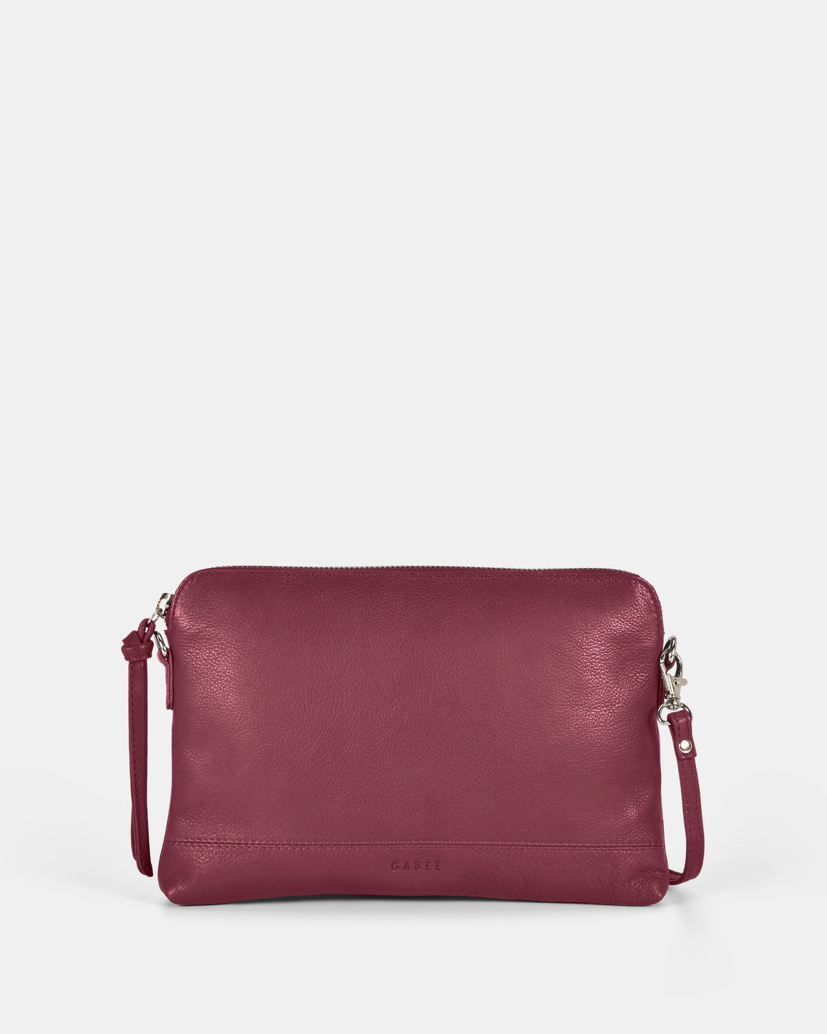 Holly Leather Crossbody Purse 2 in 1 - Mulberry