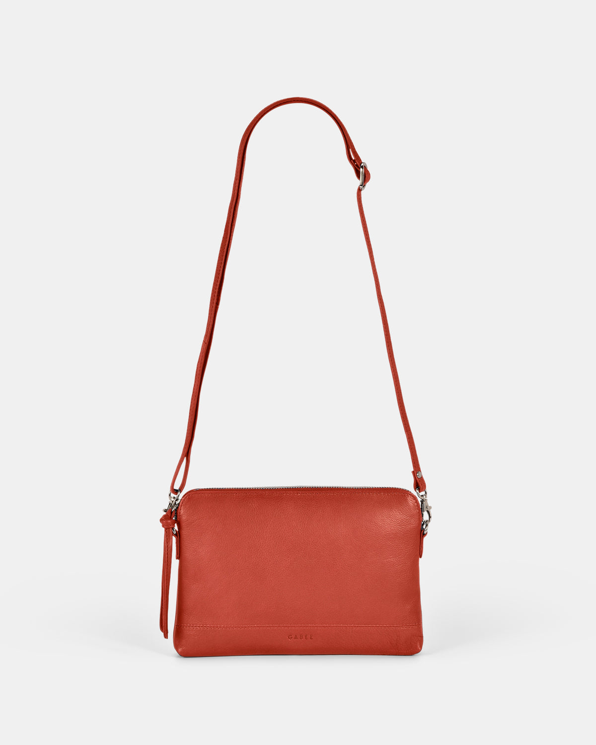 Holly Leather Crossbody Purse 2 in 1 - Red