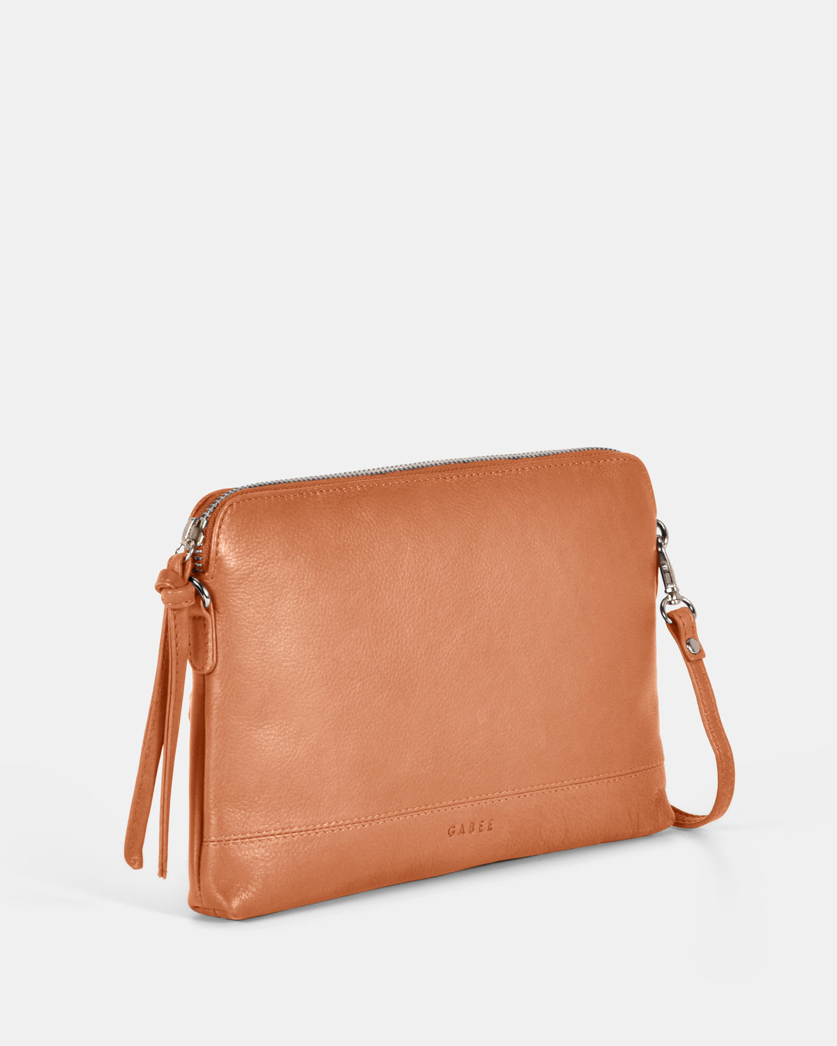 Holly Leather Crossbody Purse 2 in 1 - Tan